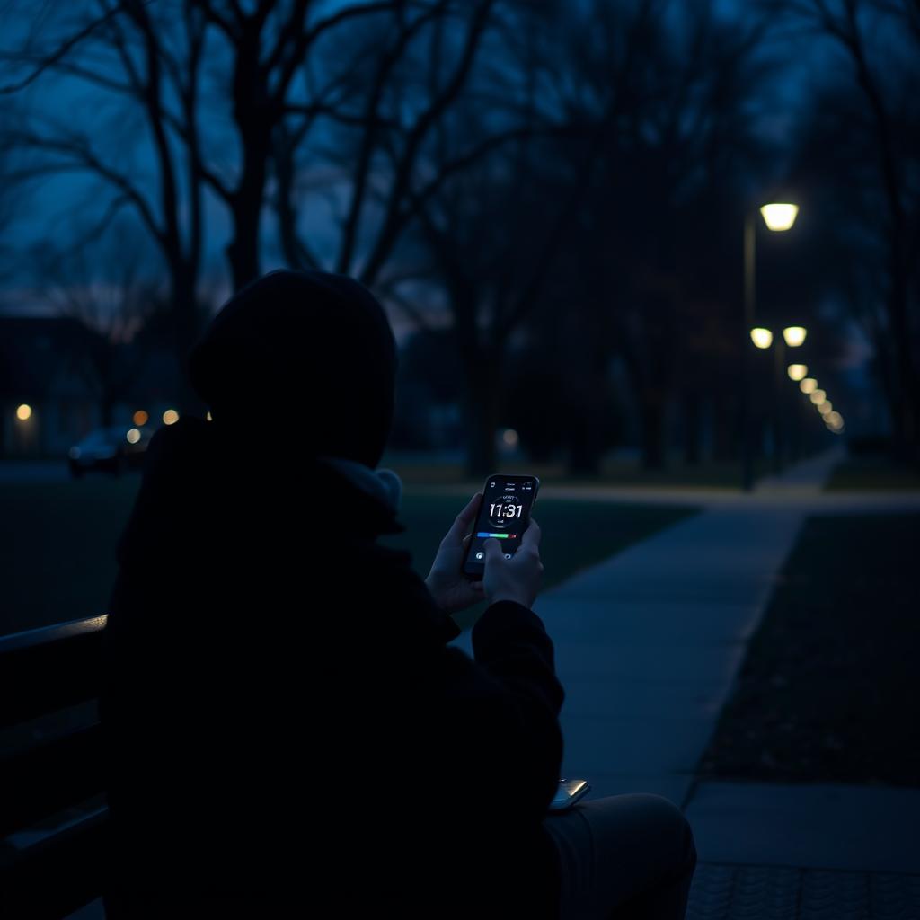 Breaks und Burnout: Person optimiert ihre Pause am Smartphone statt abzuschalten