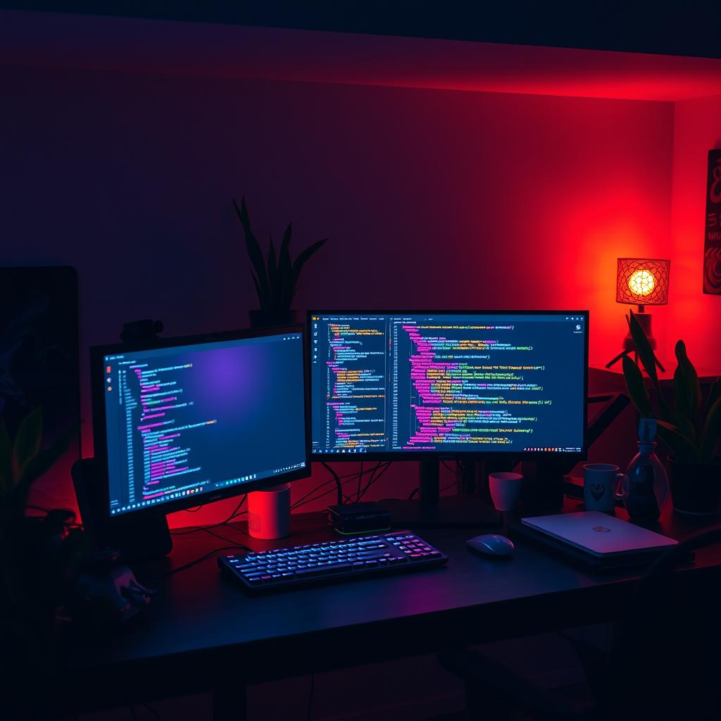 Developer Workspace mit ästhetischem Terminal-Setup