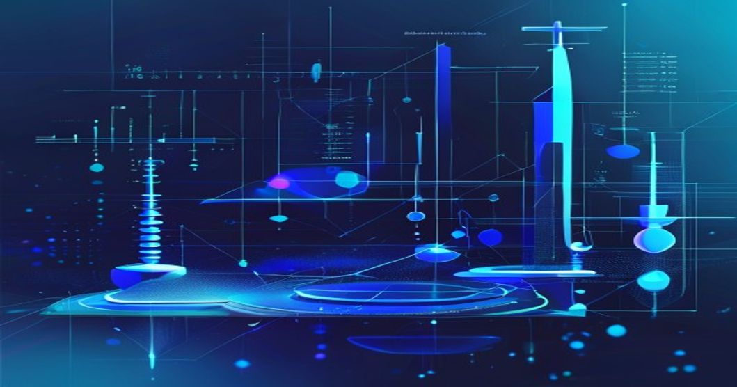 Enterprise AI Index - abstrakte Darstellung von Messmetriken und Kalibrierungsinstrumenten