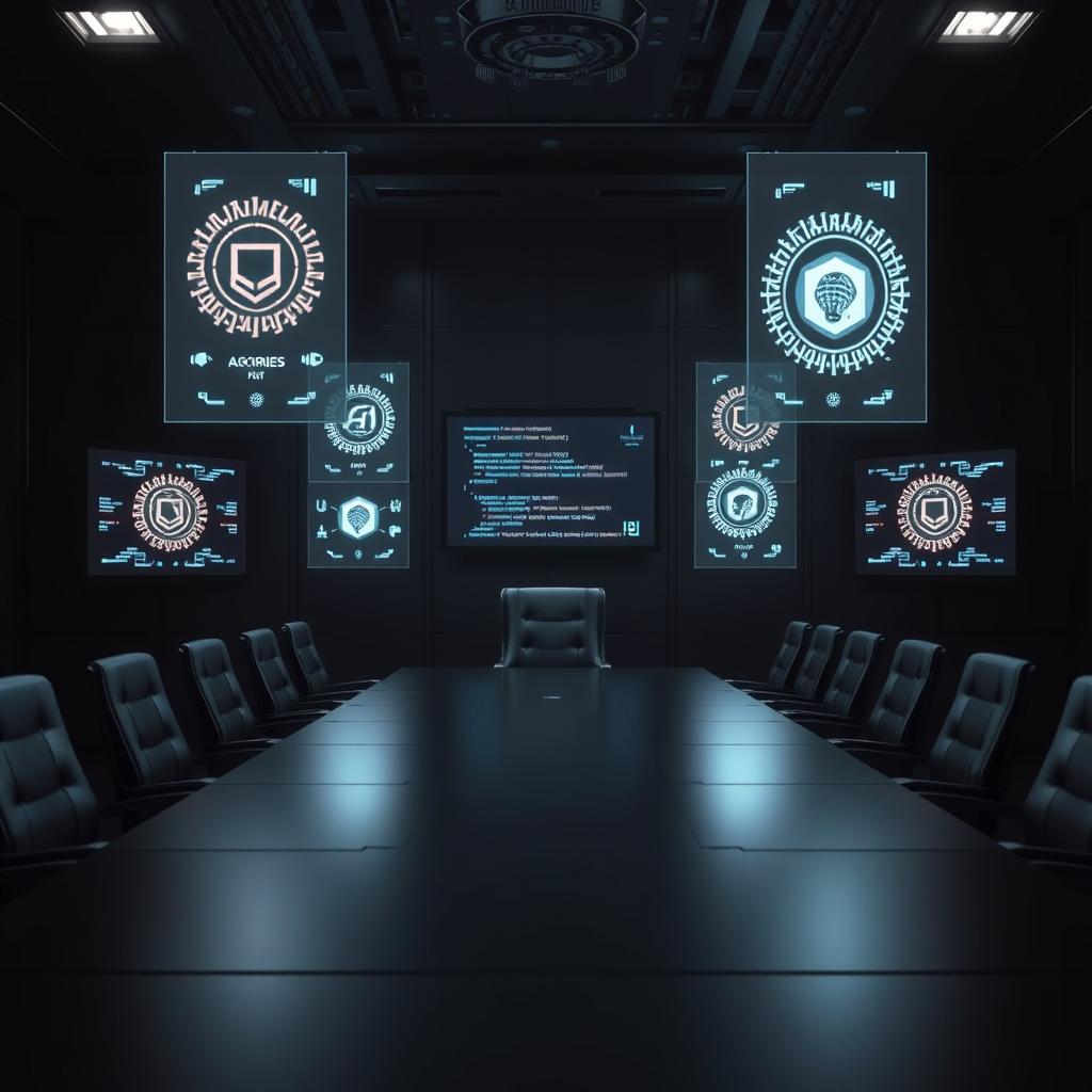 Open Source AI Governance – leerer Führungsstuhl im War Room